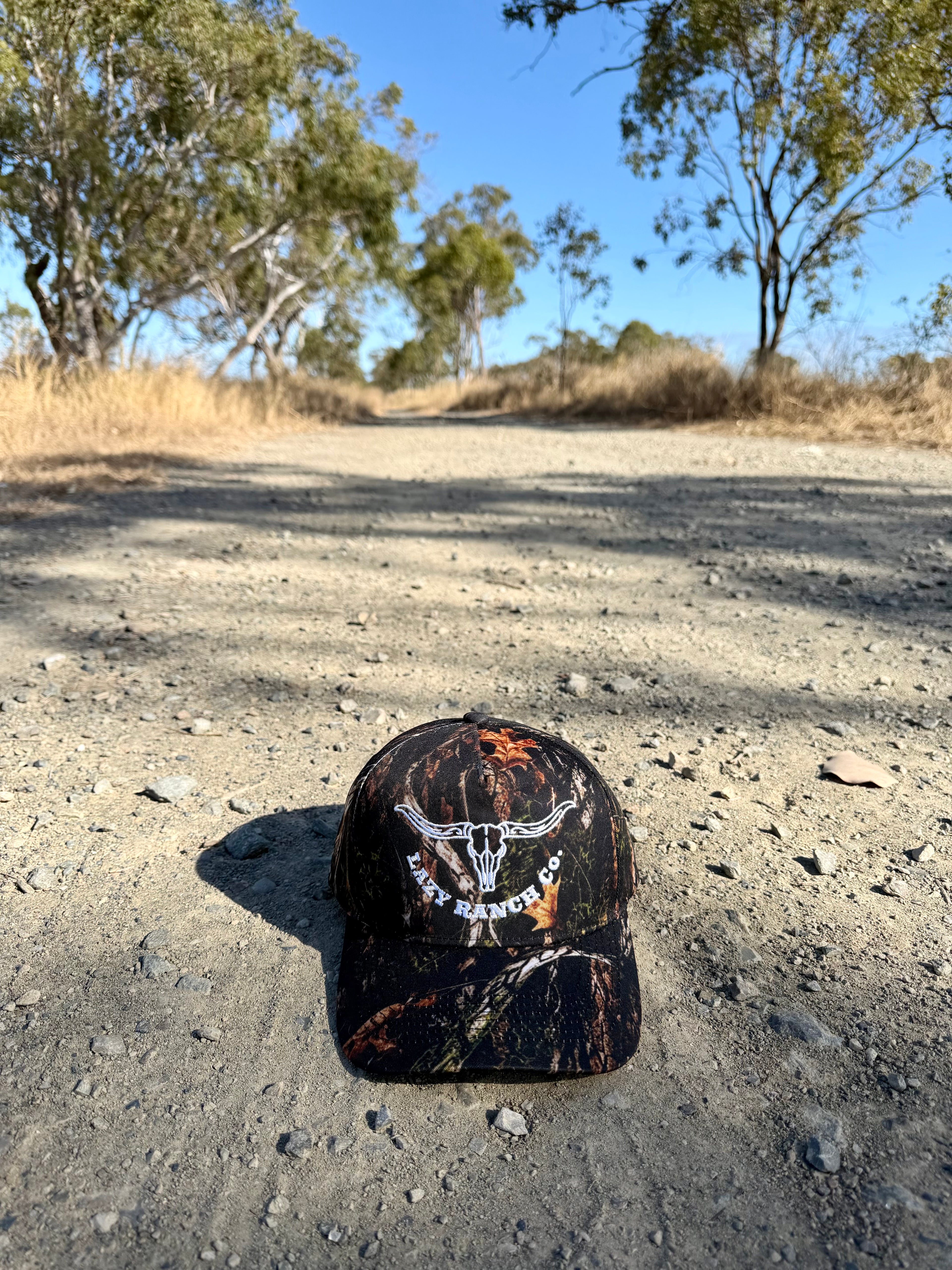 Embroidered Lazy Ranch Cap - CAMOUFLAGE