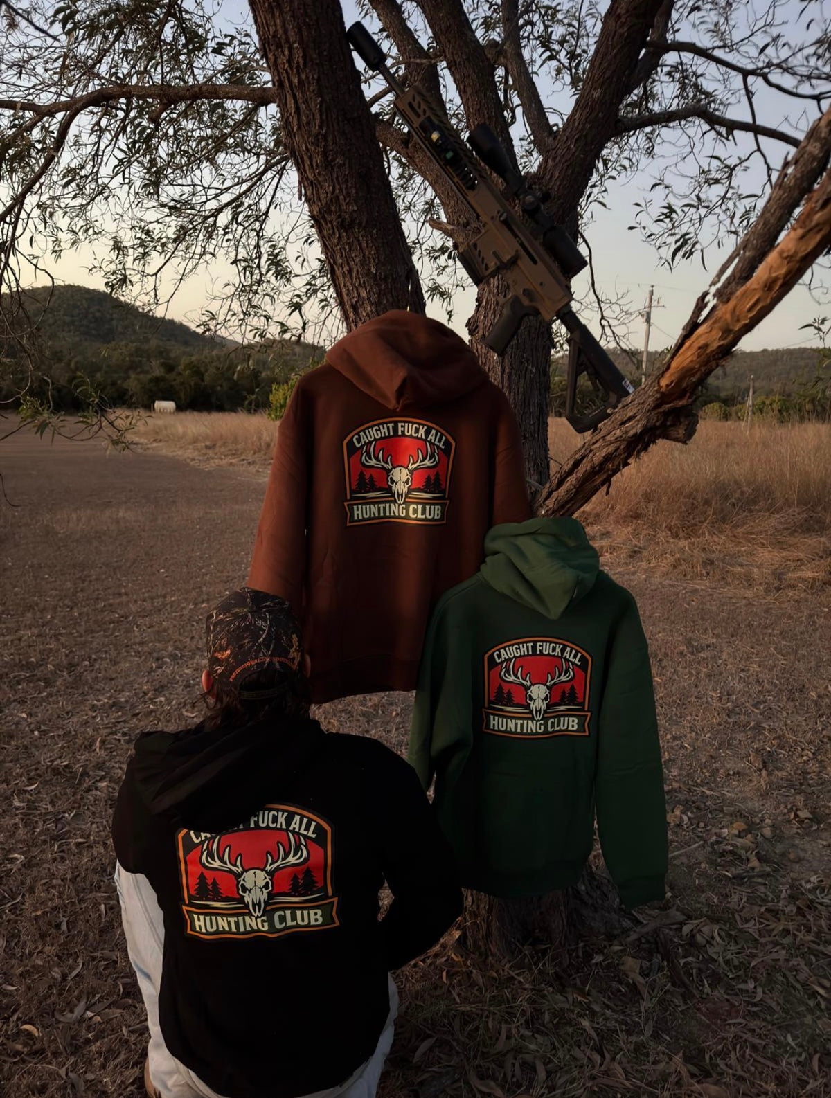 HEAVYWEIGHT Hoodie - Caught Fuck All Hunting Club