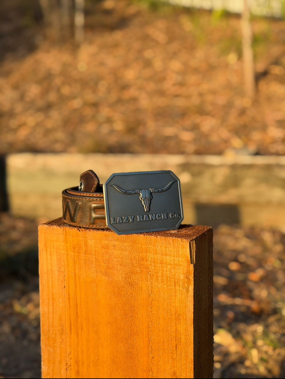 Lazy Ranch Co. Belt Buckle