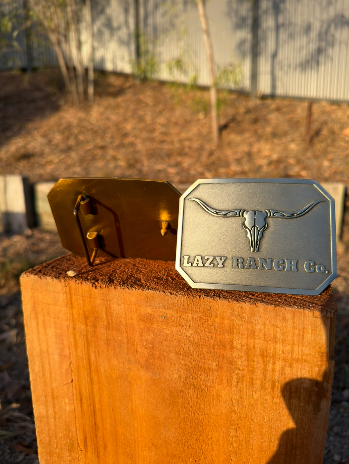 Lazy Ranch Co. Belt Buckle